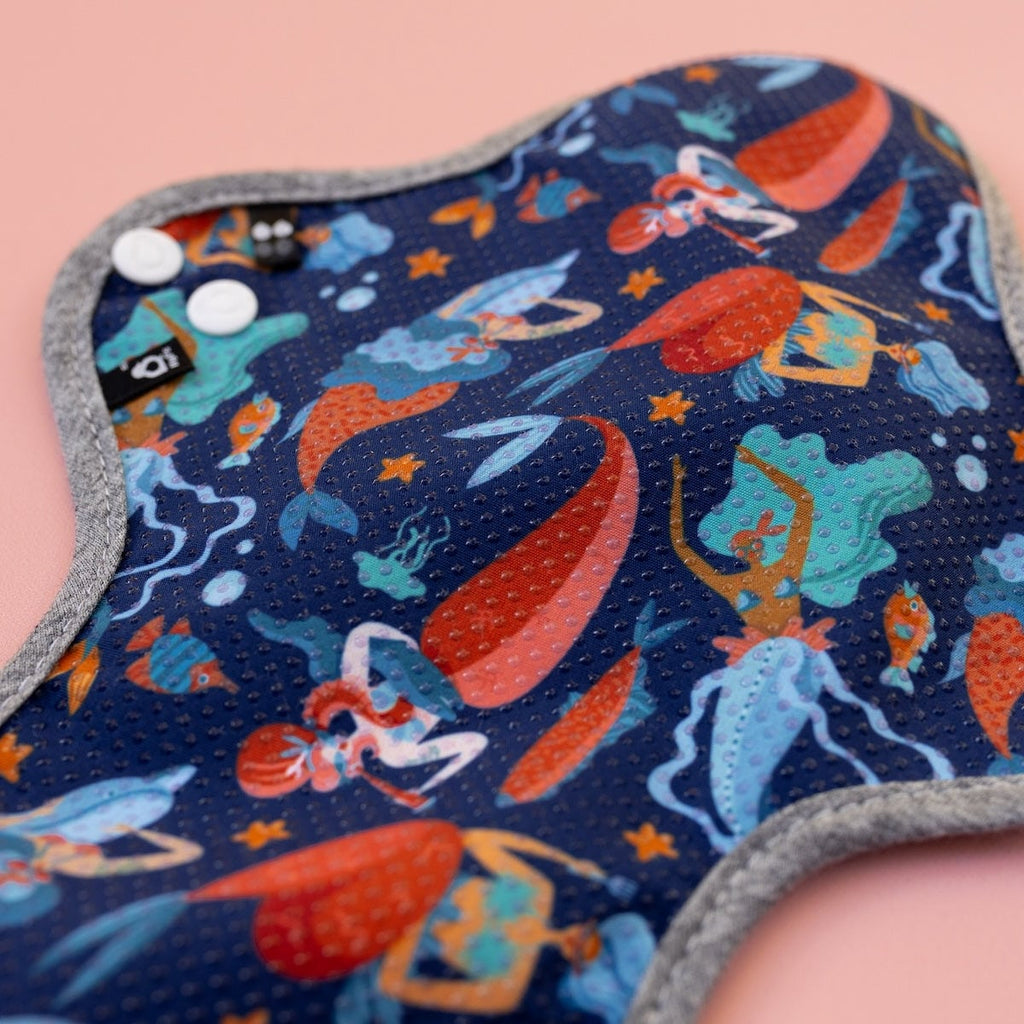 Image for HyPs Active Reusable Pad - size Regular, design Badass Mermaids