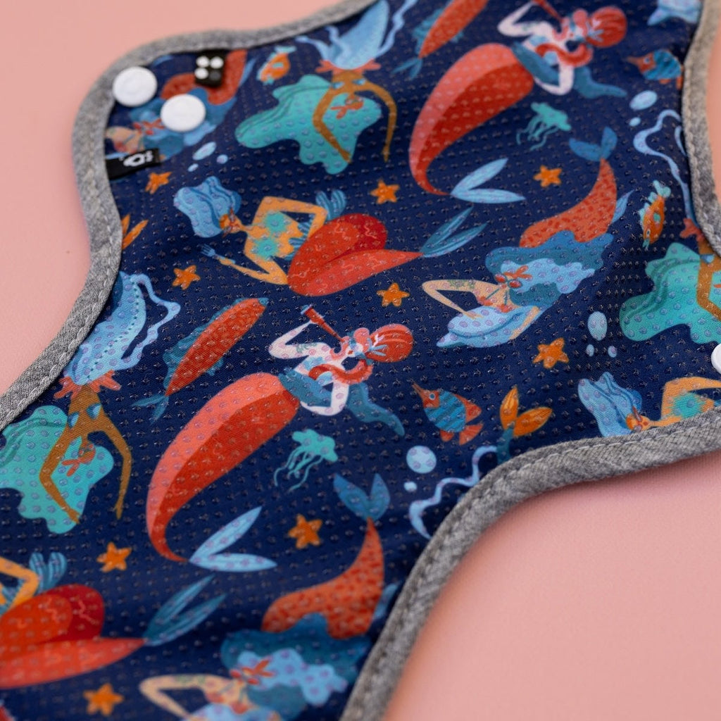 Image for HyPs Active Reusable Pad - size Max, design Badass Mermaids