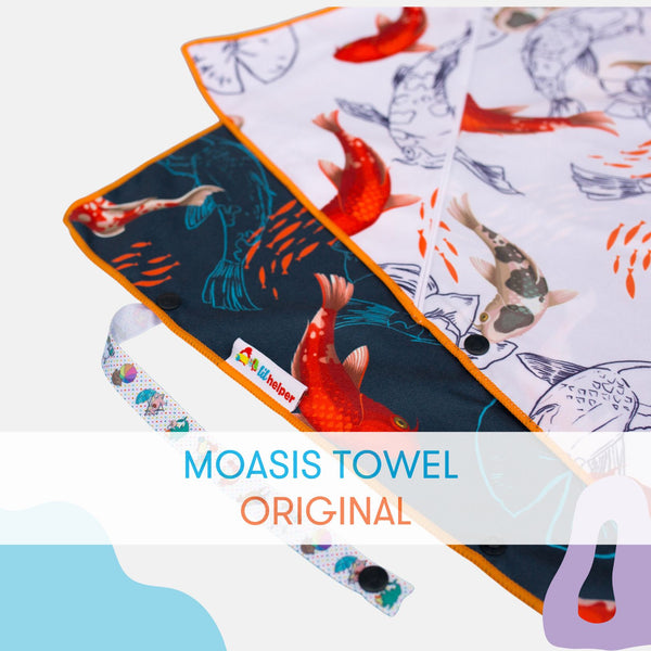 Moasis Towel Products Original - Geometric_Flowers