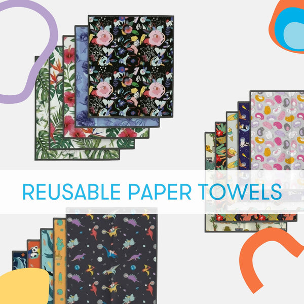 Reusable Paper Towels - Roll and Store Them video - Not_Boring
